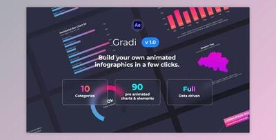 Gradi - Gradient Infographics (Videohive 32098103) - AE Project