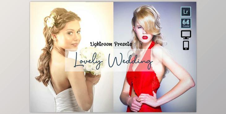 64 Lovely Wedding Lightroom Preset CreativeMarket-5758108 (DNG, XMP)