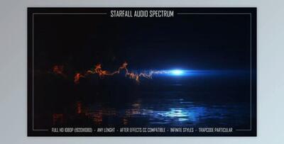 Starfall Audio Spectrum (Videohive 34061303) - AE Project