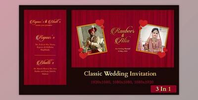 Classic Wedding Invitation (Videohive 33615875) - AE Project