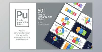 Puzzle Infographics Slides (Videohive 35961915) - AE Project