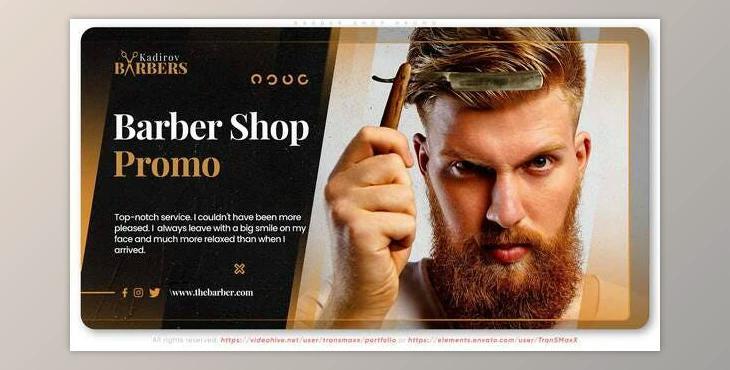 Barber Shop Promo (Videohive 29876704) - AE Project