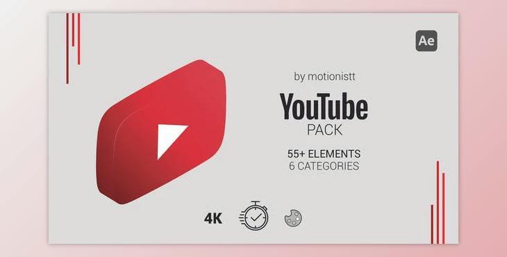 YouTube Pack (Videohive 37263619) - AE Project