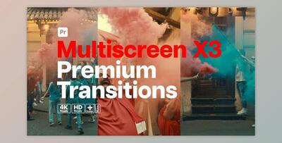 Premium Transitions Multiscreen X3 for Premiere Pro (Videohive 52725297)