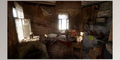 Unreal Engine - Abandoned house (Engine version 5.1- 5.2)