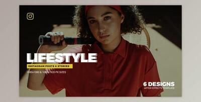 Style Life Promo Instagram Post & Story B87 (Videohive 32982134) - AE Project