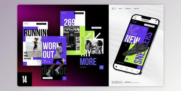 Fitness Instagram Stories (Videohive 42362492) - AE Project