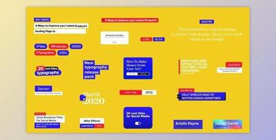 Broadcast Social Media Titles (Videohive 28682926)