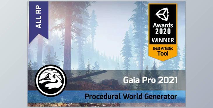 Unity asset - Gaia Pro 2021 – Terrain Scene Generator v3.4.1