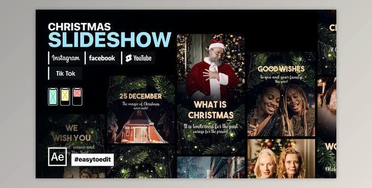 Christmas Slideshow Instagram Stories (Videohive 35116368) - AE Project