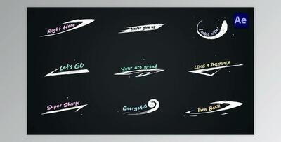 Brush Scribble titles [After Effects] (Videohive 46879942) - AE Project