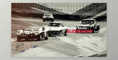 History Brush Slideshow (Videohive 21631774) - AE Project