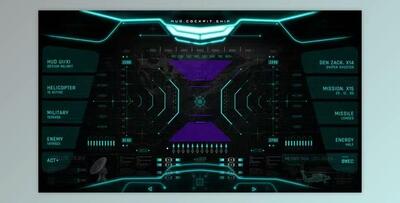 Hud Pro Military Cockpit 1 (Videohive 50446795) - AE Project