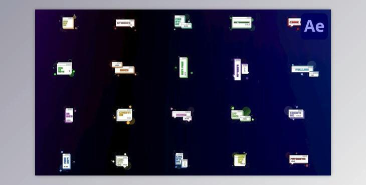 Pop Up Titles for After Effects (Videohive 38840326) - AE Project