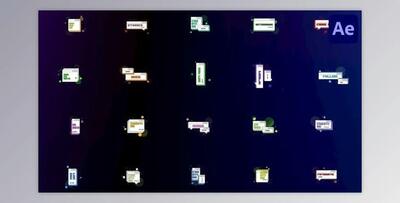 Pop Up Titles for After Effects (Videohive 38840326) - AE Project