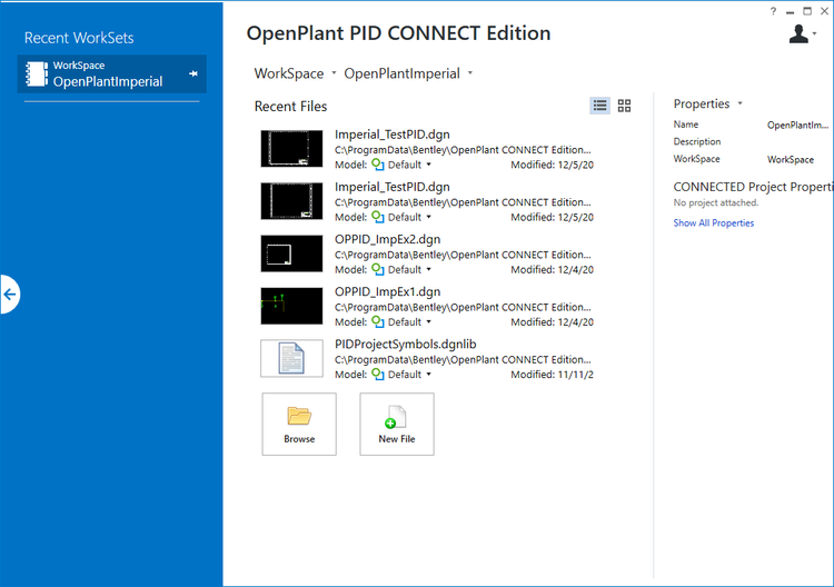 OpenPlant PID CONNECT Edition Update 11