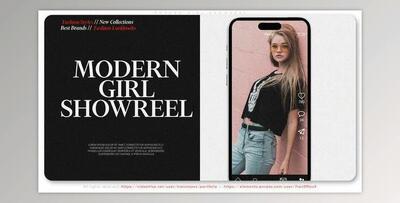Modern Girl Showreel (Videohive 50570956) - AE Project