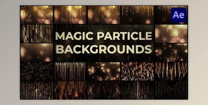 Magic Particle Backgrounds for After Effects (Videohive 48565637) - AE Project