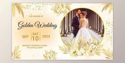 Golden Wedding (MOGRT) (Videohive 47690215)