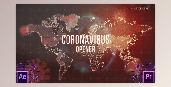 Coronavirus Infection Opener (Videohive 29252451) - PR Project