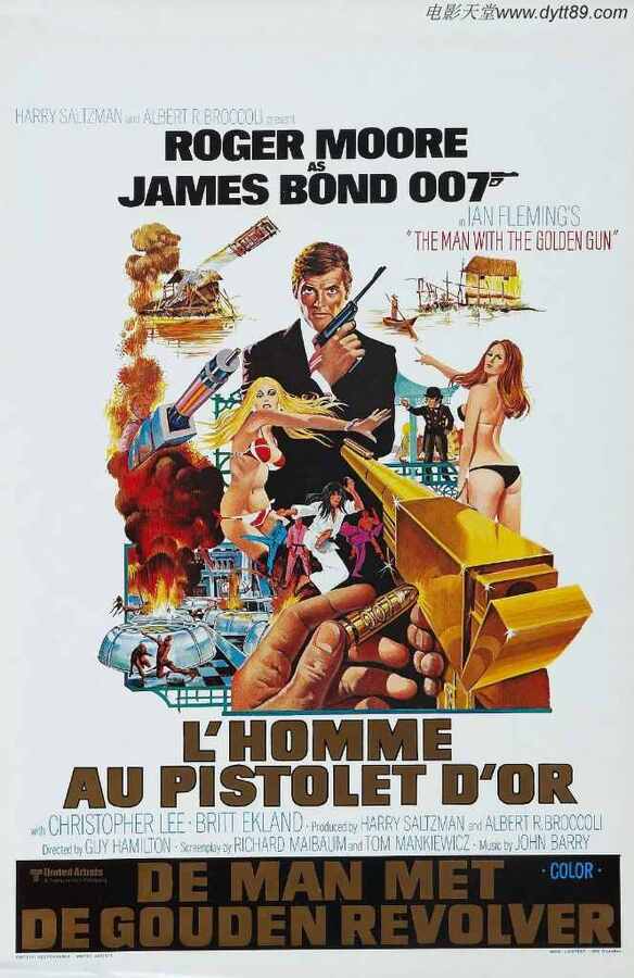1974年英国经典动作片《007之金枪人》BD国英双语中英双字