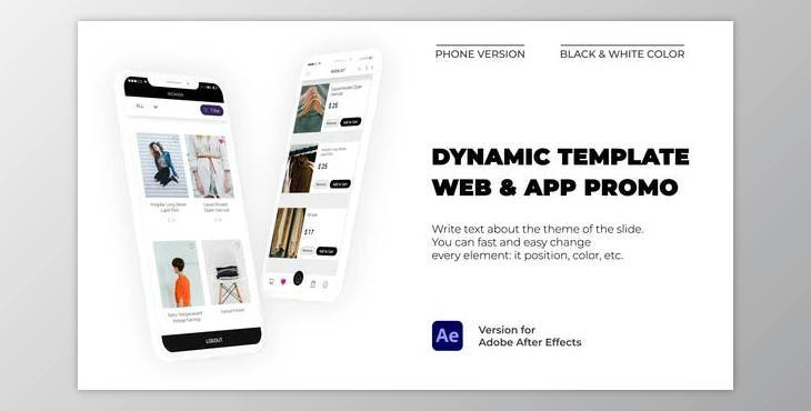 Dynamic Phone App Promo (Videohive 25293649) - AE Project