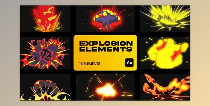 Cartoon Explosion VFX (Videohive 36191419) - AE Project