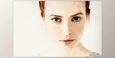 StockAdobe – Color Pencil Sketch Effect Mockup 374980146