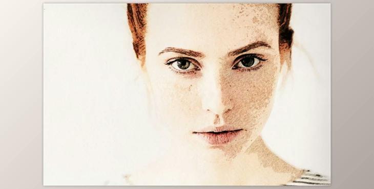 StockAdobe – Color Pencil Sketch Effect Mockup 374980146