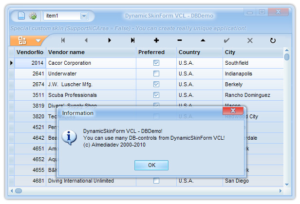 Almediadev DynamicSkinForm VCL 14.30 for D5-11 Alexandria