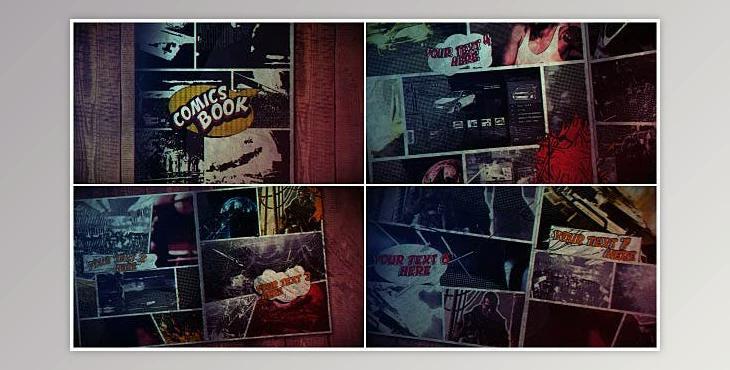 Comics Book (Videohive 17113666) - AE Project