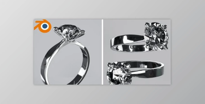 Complete Tutorial of Making a Diamond Ring With Animation in Blender