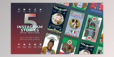 Italy Independence Day Italian Flag Instagram Stories (Videohive 52342286) - AE Project