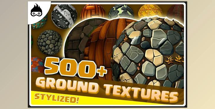 Unity Asset - 500+ Stylized Floor & Ground Textures – Concrete, Ceramic, Stone & More v1.1.0