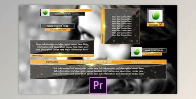 Clean Stylish Lower Thirds Pack - Premiere Pro (Videohive 34166207)