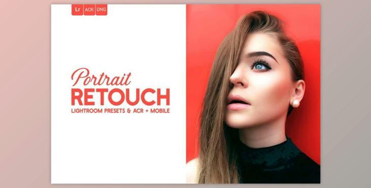 Portrait Retouch LR & ACR Presets CreativeMarket – 4594528