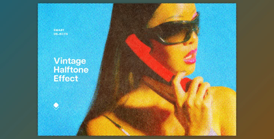 Magazine Halftone Photo Effect - 92000274