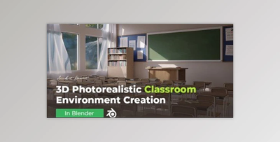 Wingfox – 3D Photorealistic Classroom Environment Creation in Blender
