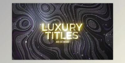 Luxury Liquid Titles (Videohive 42358731) - AE Project
