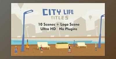 City Life Titles (Videohive 30067959) - AE Project