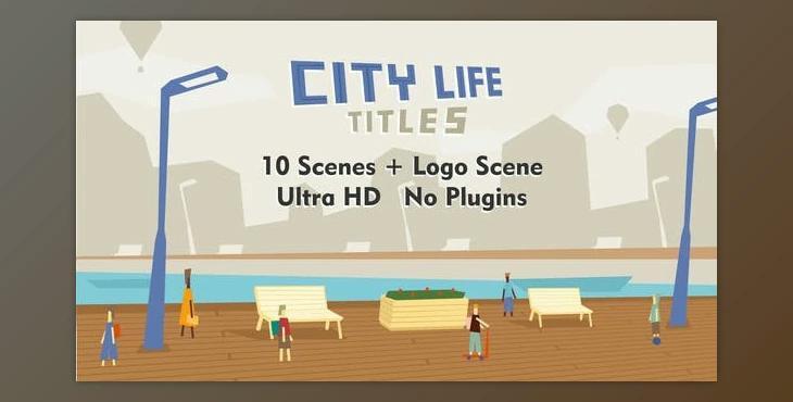 City Life Titles (Videohive 30067959) - AE Project