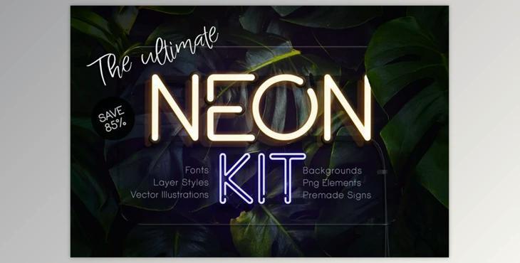 The Ultimate Neon Kit CreativeMarket-4864165