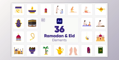 Ramadan & Eid Elements For After Effects (Videohive 44700176) - AE Project