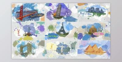 Colorful Watercolor Ink Opener (Videohive 47218597) - AE Project