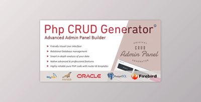 PHP CRUD Generator v2.3.1 (Bootstrap Admin Dashboard Generator) Nulled