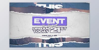 Torn Paper Urban Opener (Videohive 45824551) - AE Project