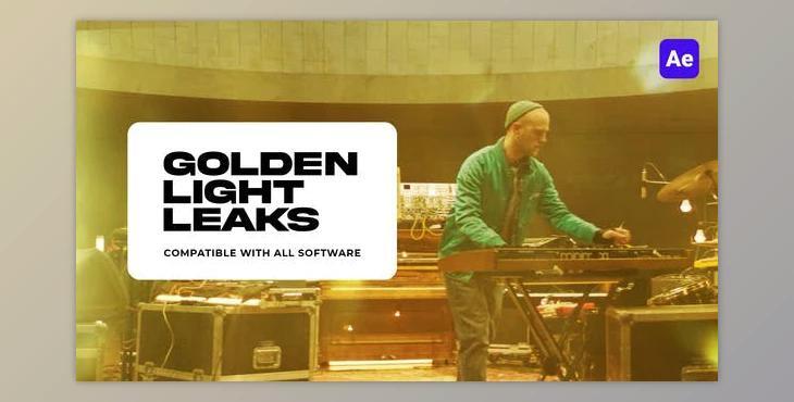Golden Light Leaks for After Effects (Videohive 36596017) - AE Project