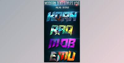 Modern Text Styles V36 – Graphicriver 27026401