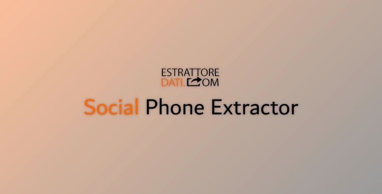 Estrattoredati Social Phone Extractor v7.1.0 + CRACK