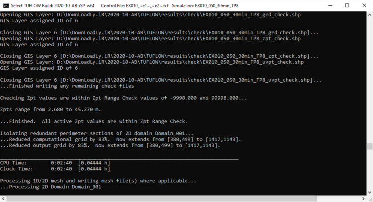 TUFLOW Classic/HPC 2020-10-AB x64